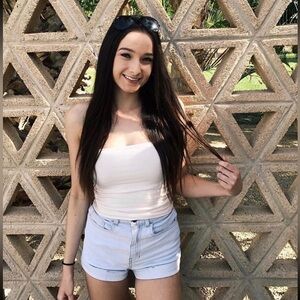 American Apparel Women's Light Gray High Waist Shorts